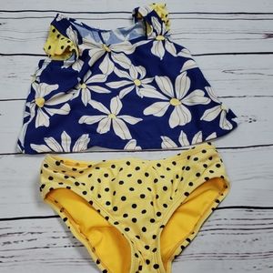 Hula star size 6 2 pieces swimsuit